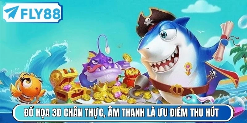 Đồ họa 3D chân thực, âm thanh săn bắn là ưu điểm thu hút người chơi