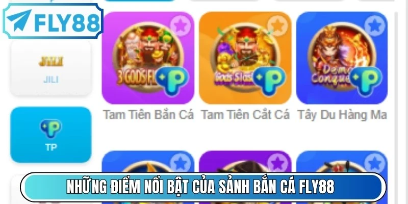 Những điểm nổi bật của sảnh Bắn cá FLY88 thu hút người chơi