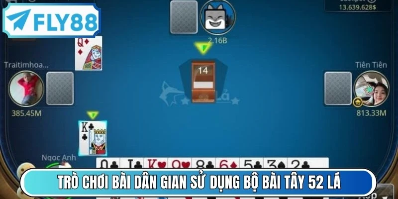 Phỏm online là trò chơi bài dân gian sử dụng bộ bài Tây 52 lá