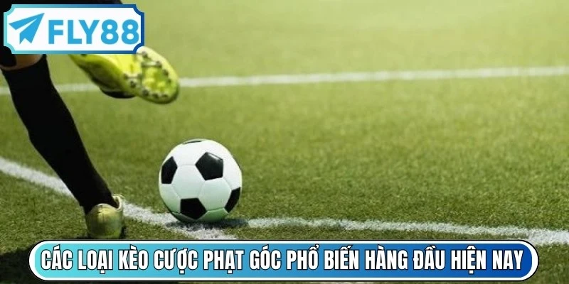 Các loại kèo cược phạt góc phổ biến hàng đầu hiện nay