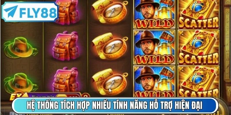 Hệ thống tích hợp nhiều tính năng hỗ trợ hiện đại, thu hút người chơi