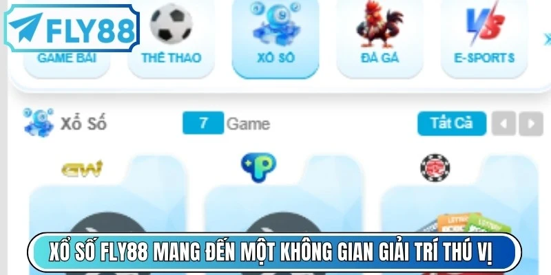 Xổ số FLY88 mang đến một không gian giải trí thú vị với tỷ lệ thưởng hấp dẫn